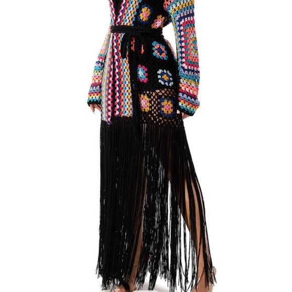 Fringy Crotchet Cardigan - Picture 4 of 5